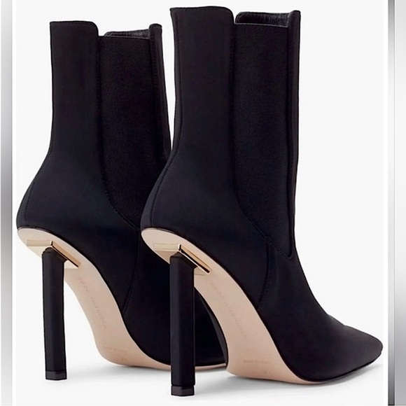 Good American High Kickstand Neoprene
Bootie Black Gold Accents NIB Size 8 - Picture 4 of 7